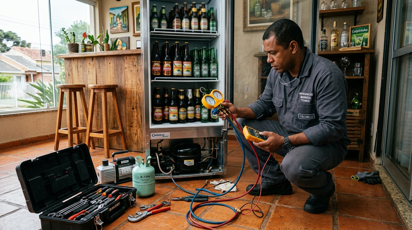 Conserto de cervejeira em Joinville‑SC